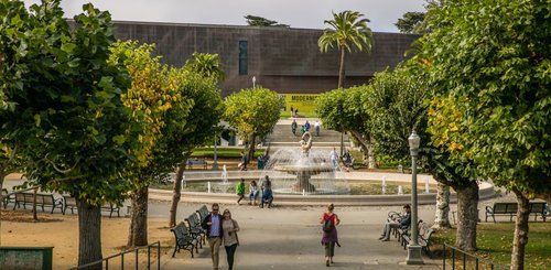 USA Reise - Springbrunnen in Golden Gate Park, San Francisco