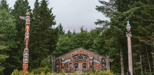 Alaska Reise - Saxman Village, Ketchikan