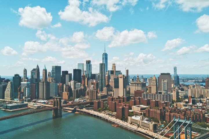 Manhattan-Brücke, New York City, USA