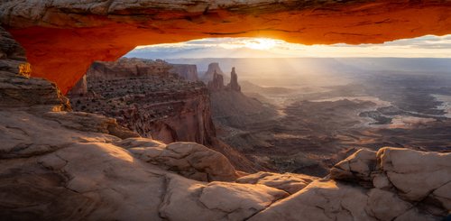 USA Reise - Mesa Arch Trail in Moab