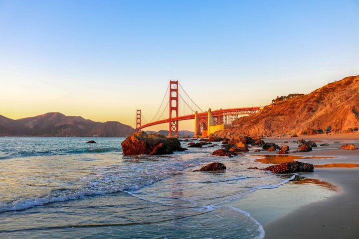 USA Reise - Golden Gate Bridge in San Francisco