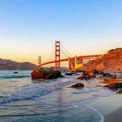 USA Reise - Golden Gate Bridge in San Francisco