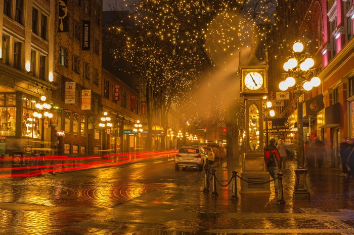 Kanada Reise - Steam Clock in Gastown, Vancouver