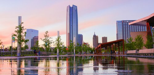 USA Reise - Scissortail Park in Oklahoma City