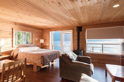 Kanada Reise - Zimmerbeispiel im Klahoose Wilderness Resort