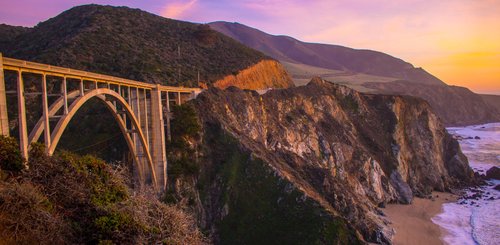 Bixby Bridge, Monterey, USA West