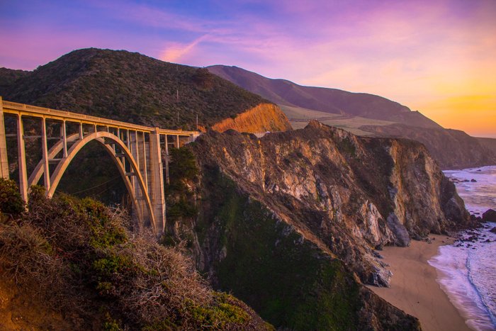 Bixby Bridge, Monterey, USA West