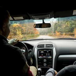 Kanada Reise - Fahrt im Angonquin Provincial Park