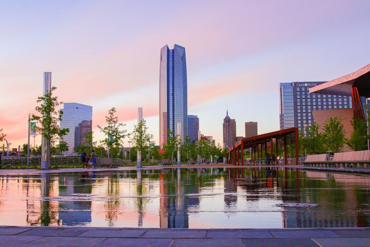 USA Reise - Scissortail Park in Oklahoma City