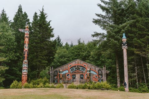 Alaska Reise - Saxman Village, Ketchikan