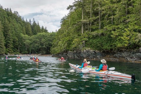 Kanada Reise - Kayak fahren in Port Mc Neill