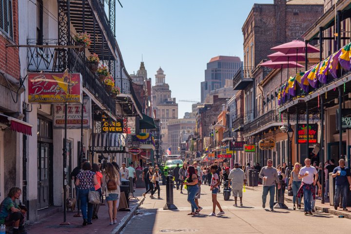 USA Reise - Bourbon Straße New Orleans